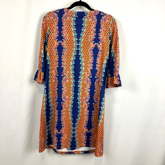 Anthropologie Aryeh Art To Wear African Style Tunic Dress Boho Festival Womens L - Picture 5 of 9